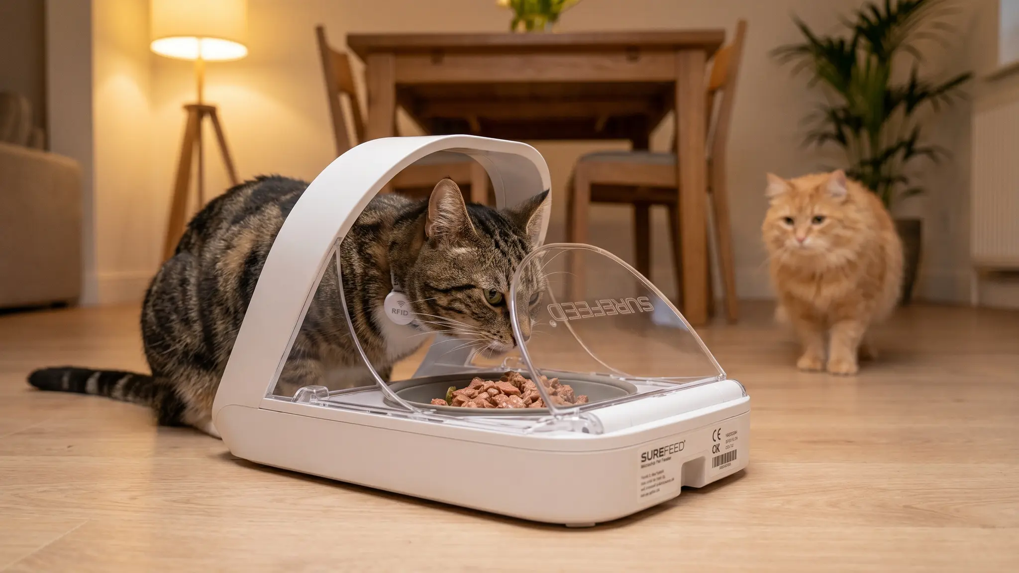SureFeed Microchip Pet Feeder Review 2026: Worth Buying? 2 SureFeed Microchip Pet Feeder in action