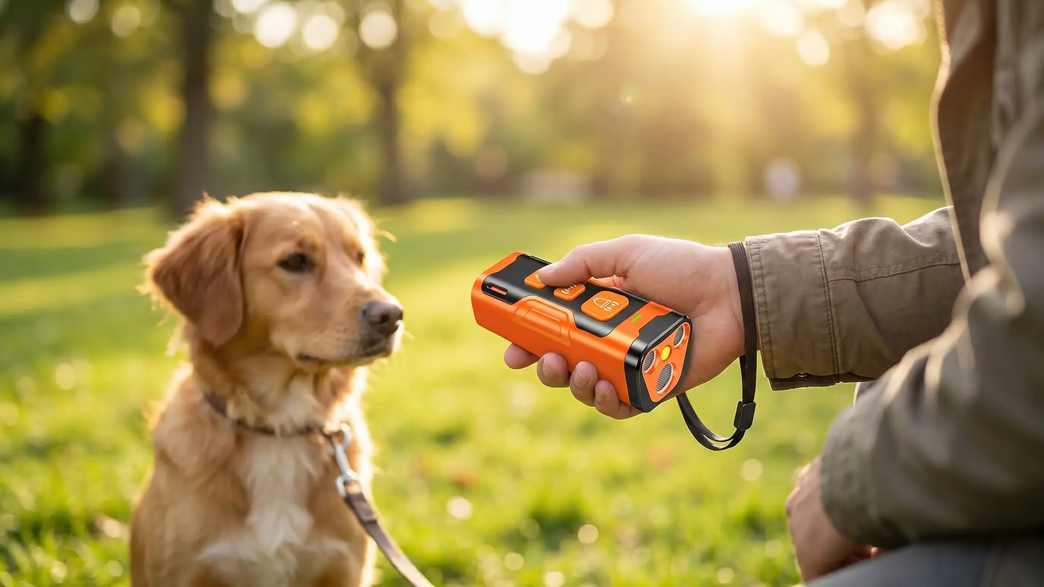 YUYQA Dog Bark Deterrent in action