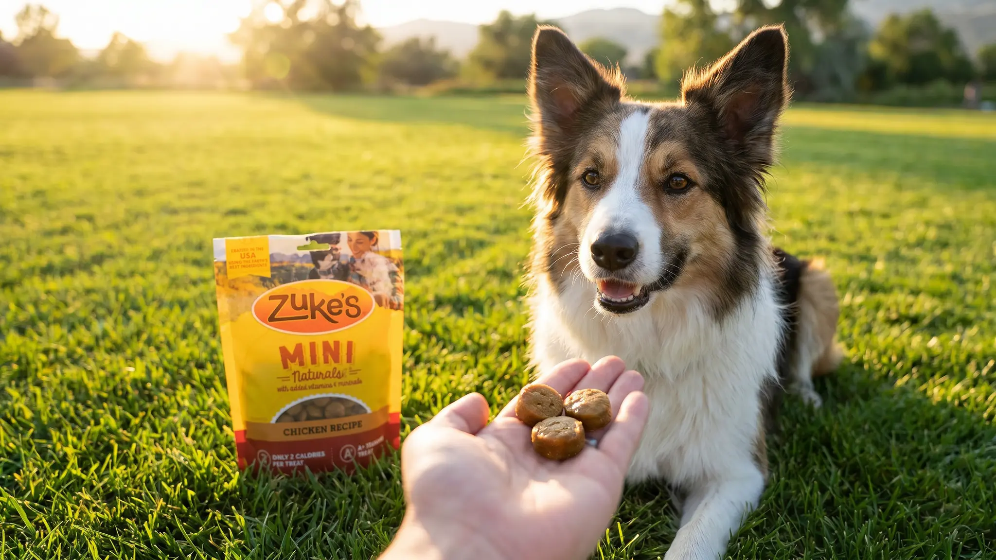 Zuke's Mini Naturals in action
