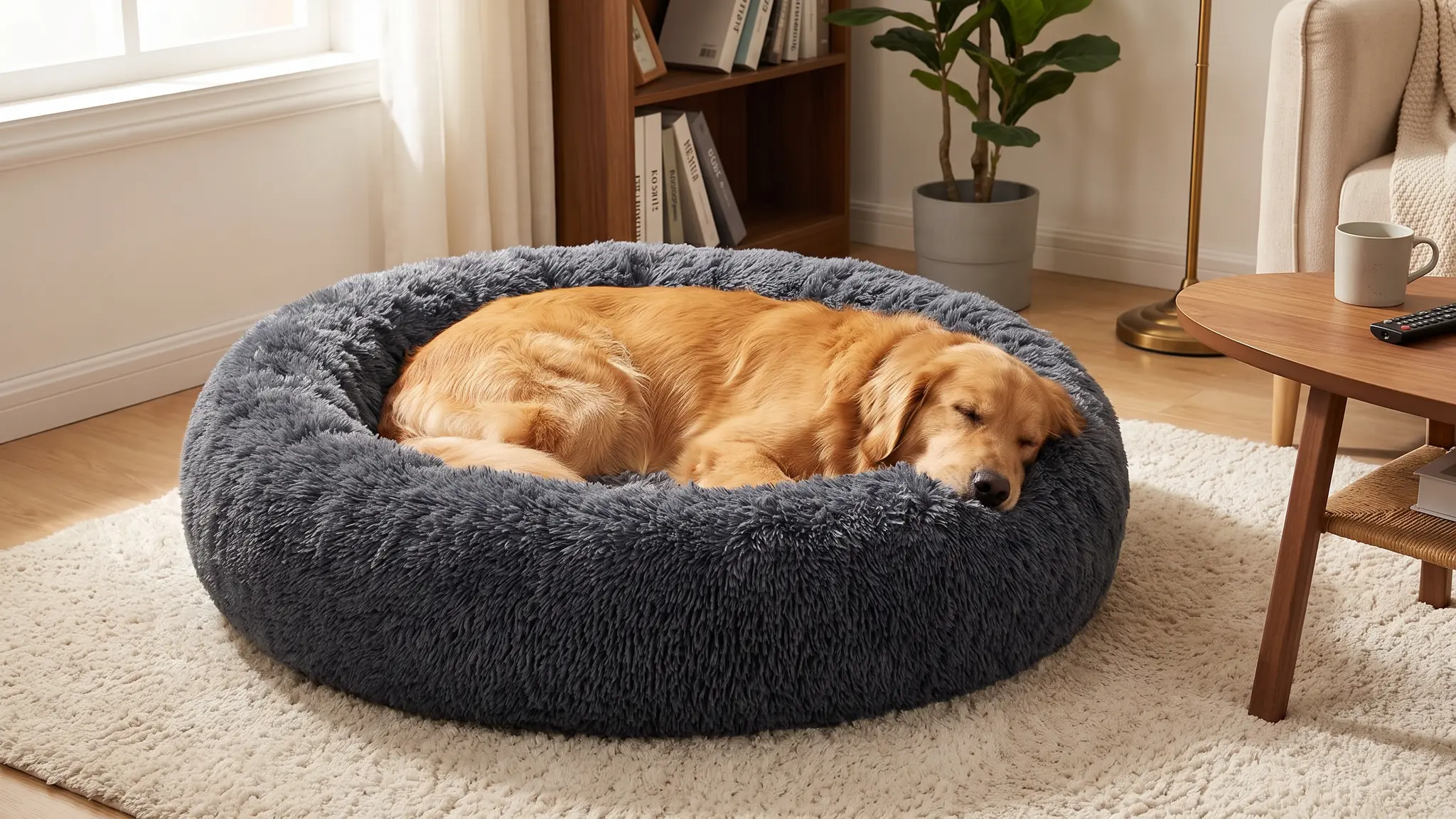Bedfolks Calming Dog Bed Review 2026: Pros and Cons 2 Bedfolks Calming Dog Bed in action