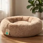 Bedsure Calming Dog Beds Large Sized Dog Donut Washable Pet Bed,36ins Camel | Oprah Daily product view