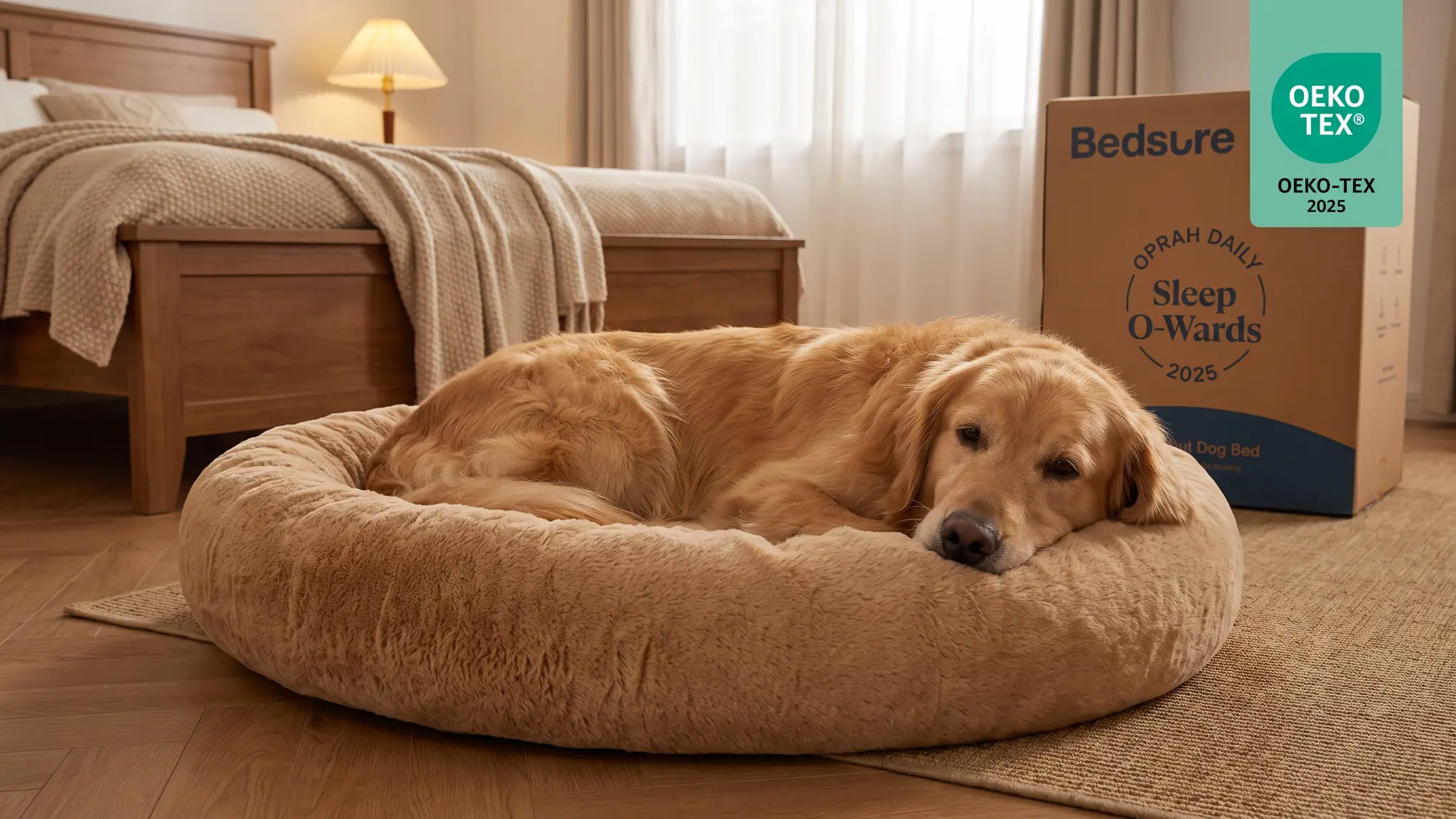 Bedsure Calming Dog Bed Review 2026: Donut Bed Verdict 2 Bedsure Calming Dog Bed in action