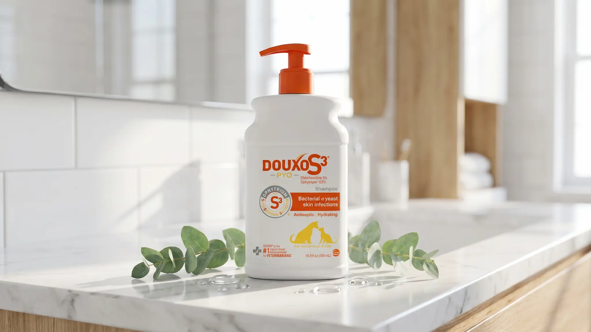 Douxo S3 PYO Shampoo product view