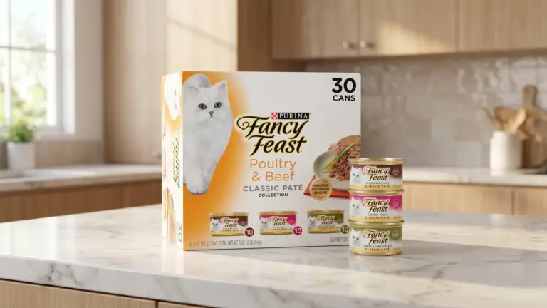 Fancy Feast Classic Pate Variety Pack Review 2026: Worth It? 6 Fancy Feast Poultry and Beef Feast Classic Pate Collection Grain Free Wet Cat Food Variety product view
