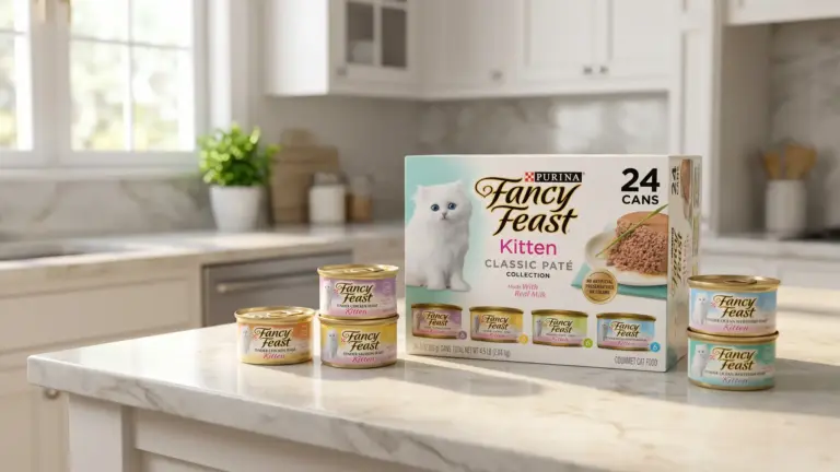 Fancy Feast Kitten Variety Pack Review 2026: Is It Worth It? 3 Purina Fancy Feast Tender Ocean Whitefish, Turkey, Chicken and Salmon Feasts Wet Kitten Fo product view