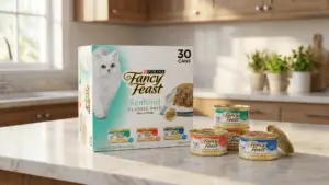 Purina Fancy Feast Seafood Classic Pate Collection Grain Free Wet Cat Food Variety Pack - product view