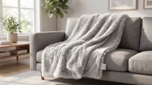 Furhaven Waterproof Throw Blanket for Dogs & Indoor Cats, Reversible Protective Pet Blanke product view