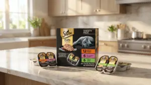 Sheba Perfect Portions Wet Cat Food Cuts in Gravy, Cat Food Wet Recipe, Roasted Chicken En product view