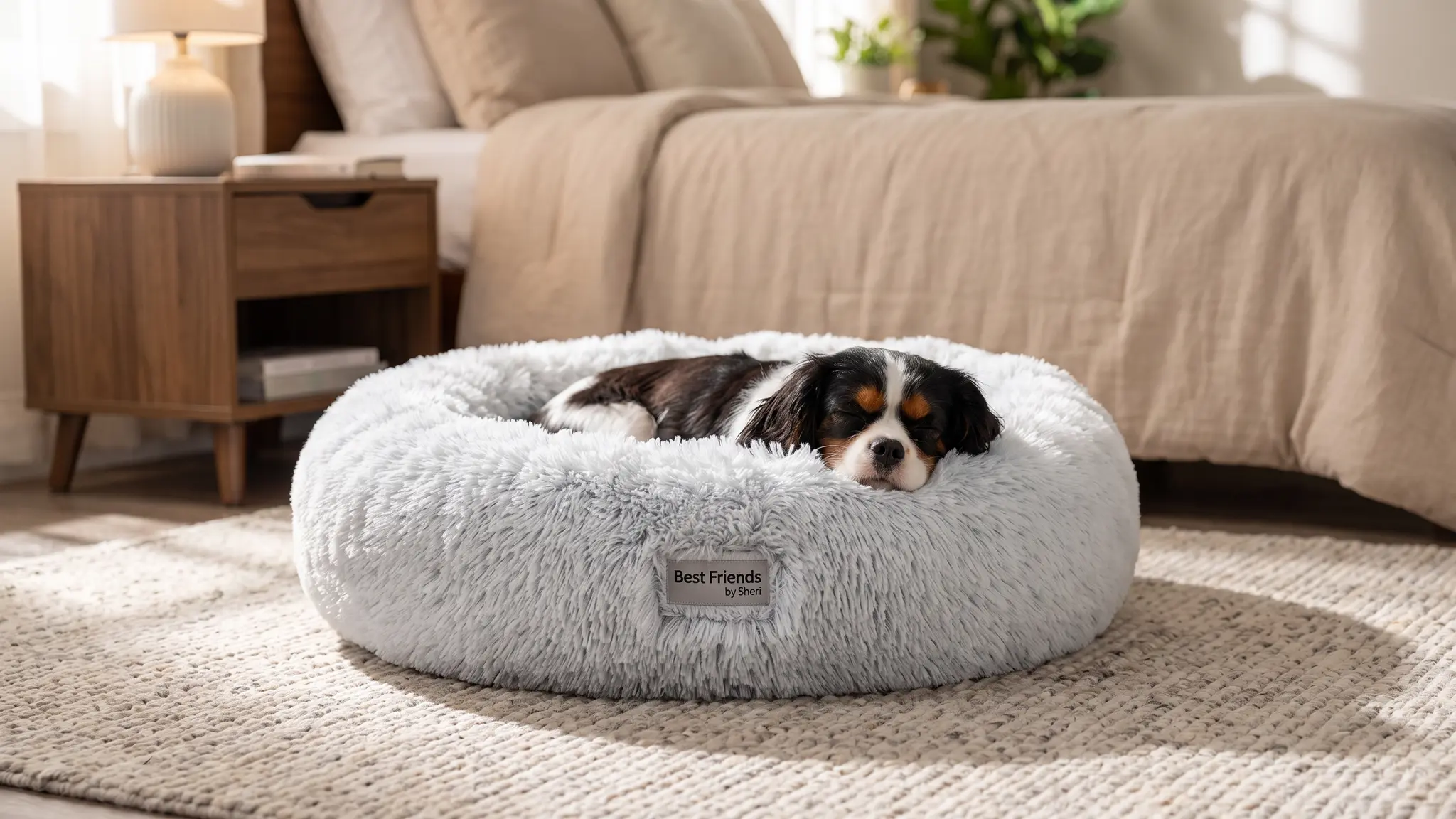Sheri Calming Donut Bed Review 2026: Dog & Cat Bed Verdict 2 Sheri Calming Donut Bed in action