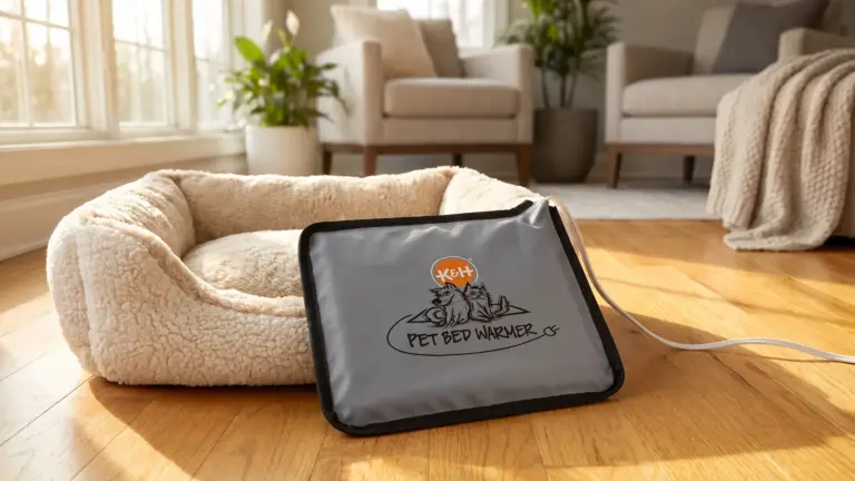 K&H Pet Bed Warmer, Safety Listed, Cat Heating Pad, Small 10.25x9.25in Gray | Create Your product view