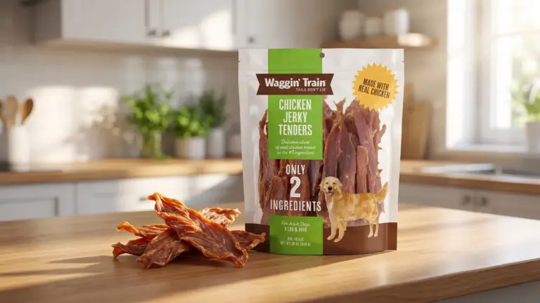Waggin' Train Chicken Jerky Dog Treats, Made with 100% Real Chicken Breasts, Only Two All- product view