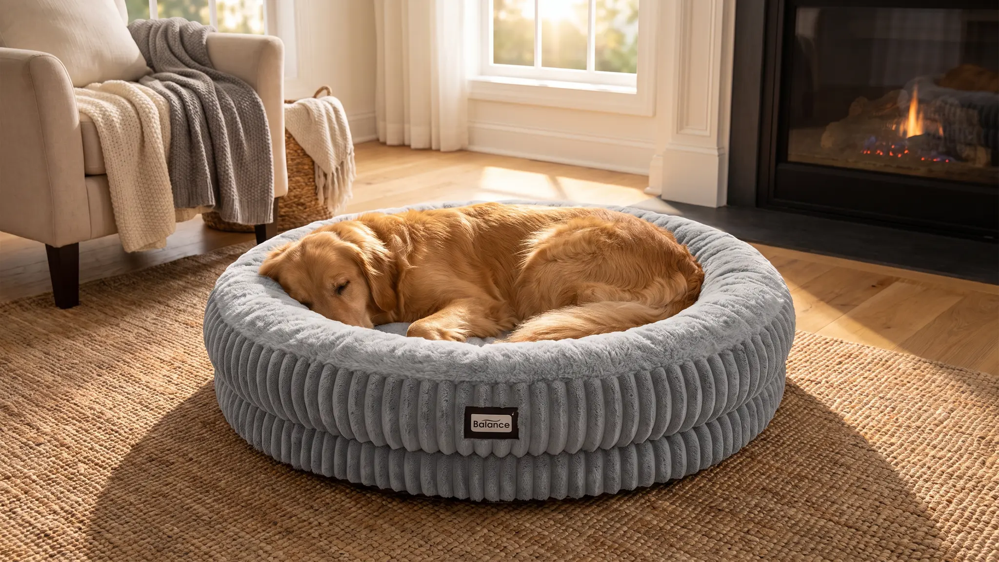 BALANCE Donut Dog Bed Review 2026: Is It Worth It? 2 BALANCE Donut Dog Bed in action
