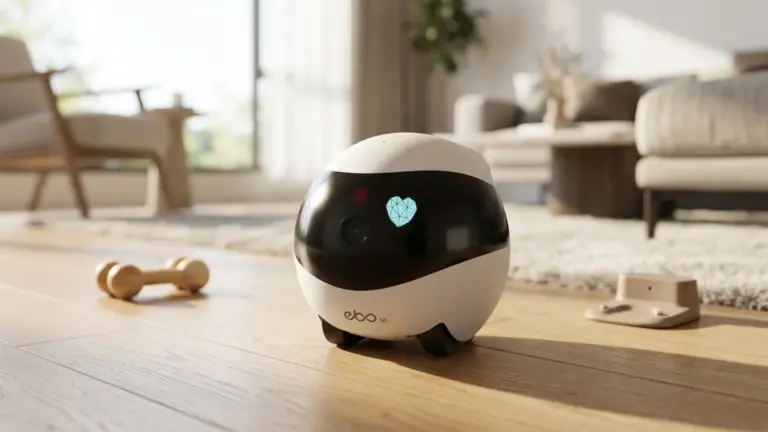 Enabot EBO SE Home Robot Camera: 1080P Mobile FamilyBot Pet Companion product view