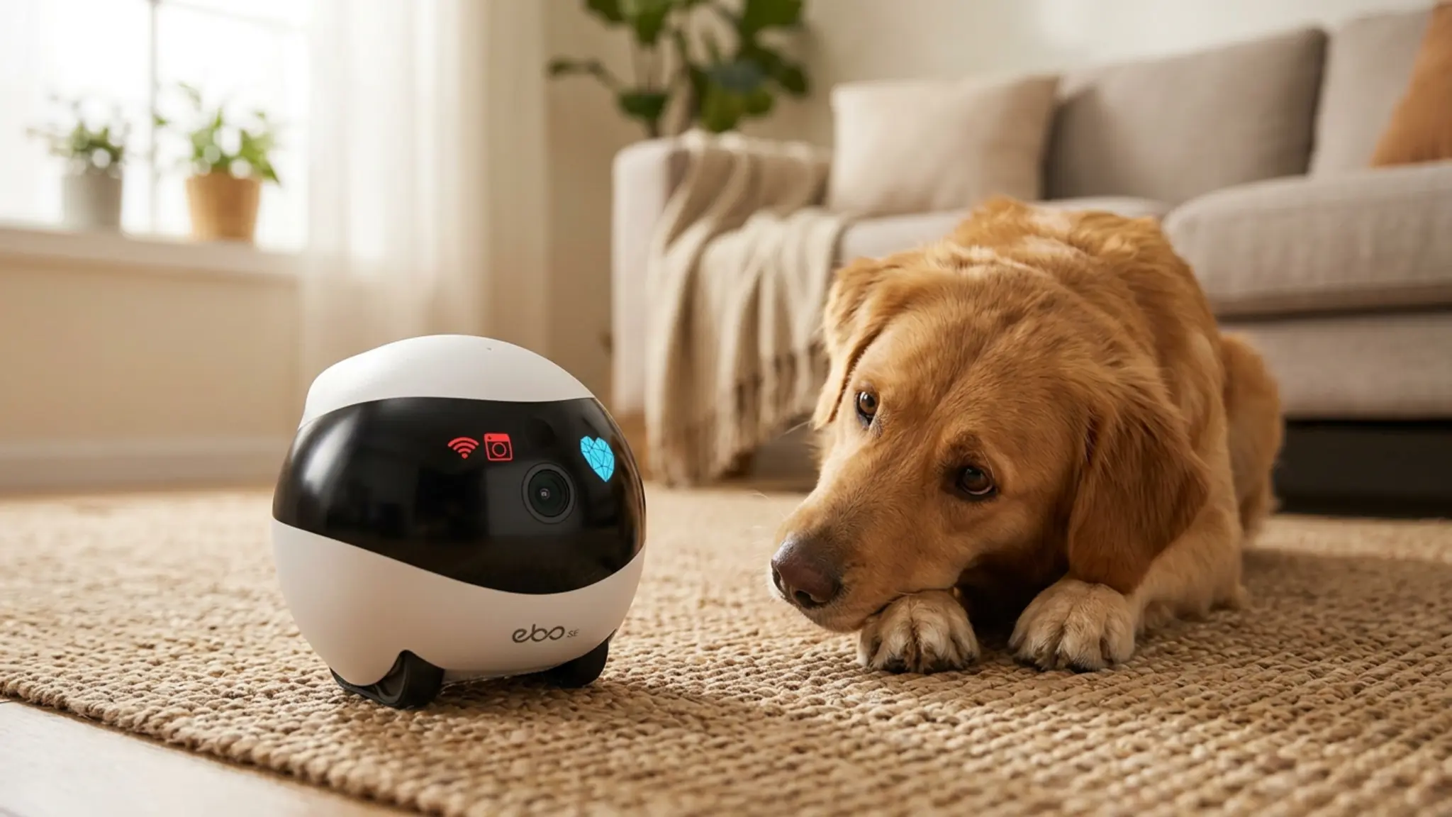 Enabot EBO SE Camera Review 2026: Pet Robot Pros and Cons 2 Enabot EBO SE Camera in action