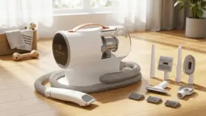 FIXR Dog Grooming Vacuum Kit with Clippers, 12000Pa Strong Suction, 2L Large Dust Cup, Low product view
