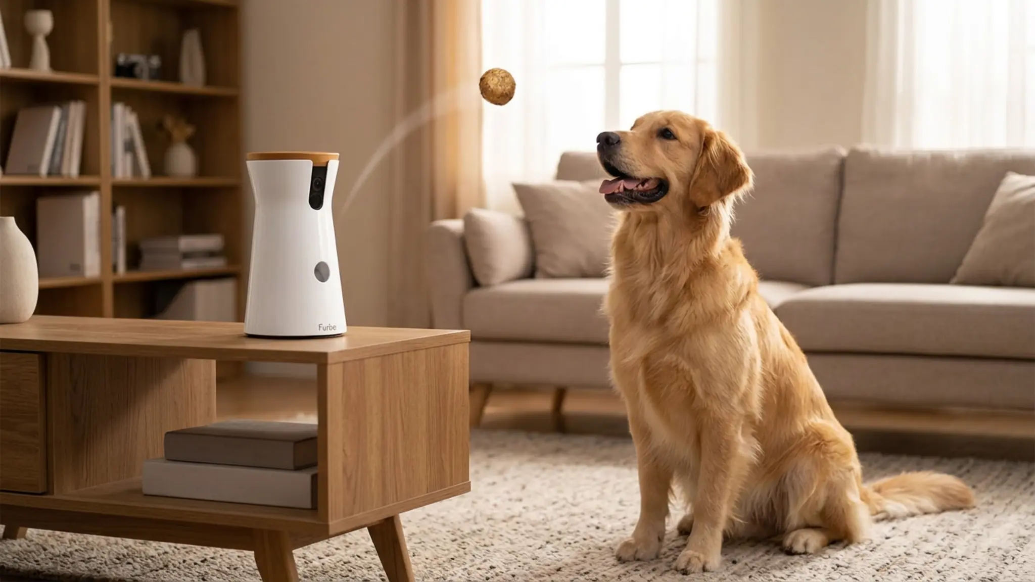 Furbo 360° Dog Camera [No Monthly Fee] in use