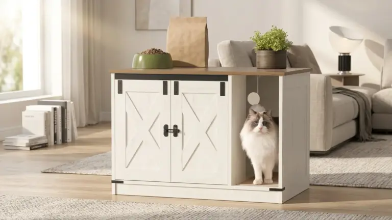 Hzuaneri Litter Box Enclosure Review 2026: Buyer Verdict 2 Hzuaneri Cat Litter Box Enclosure, Hidden Litter Box Cabinet Furniture product view