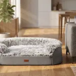 iweepet Fluffy Calming Orthopedic Dog Beds for Large & Extra Large Dogs, Supportive Dog So product view