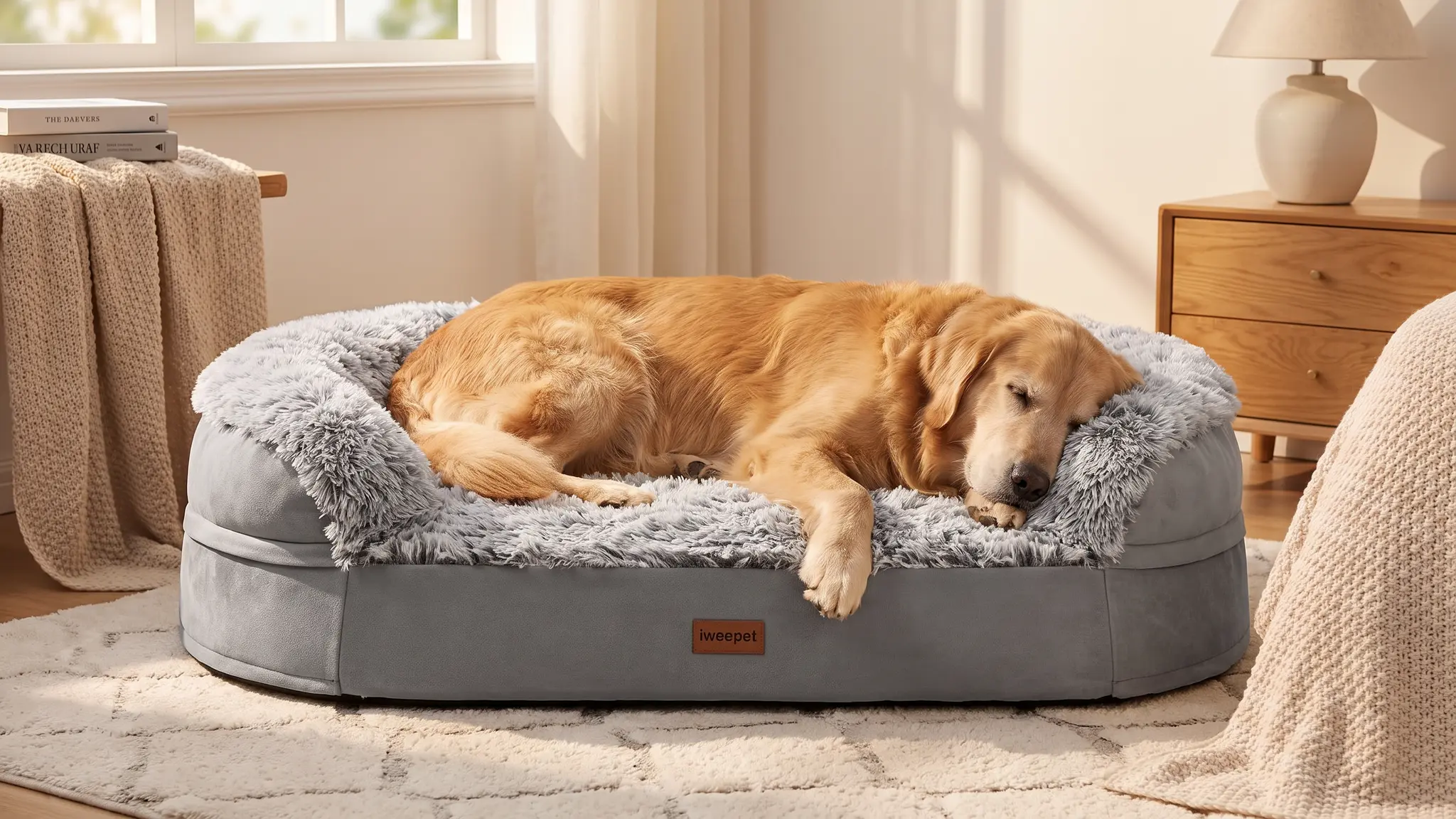 iweepet Orthopedic Dog Bed Review 2026: Pros and Cons 2 iweepet Orthopedic Dog Bed in action