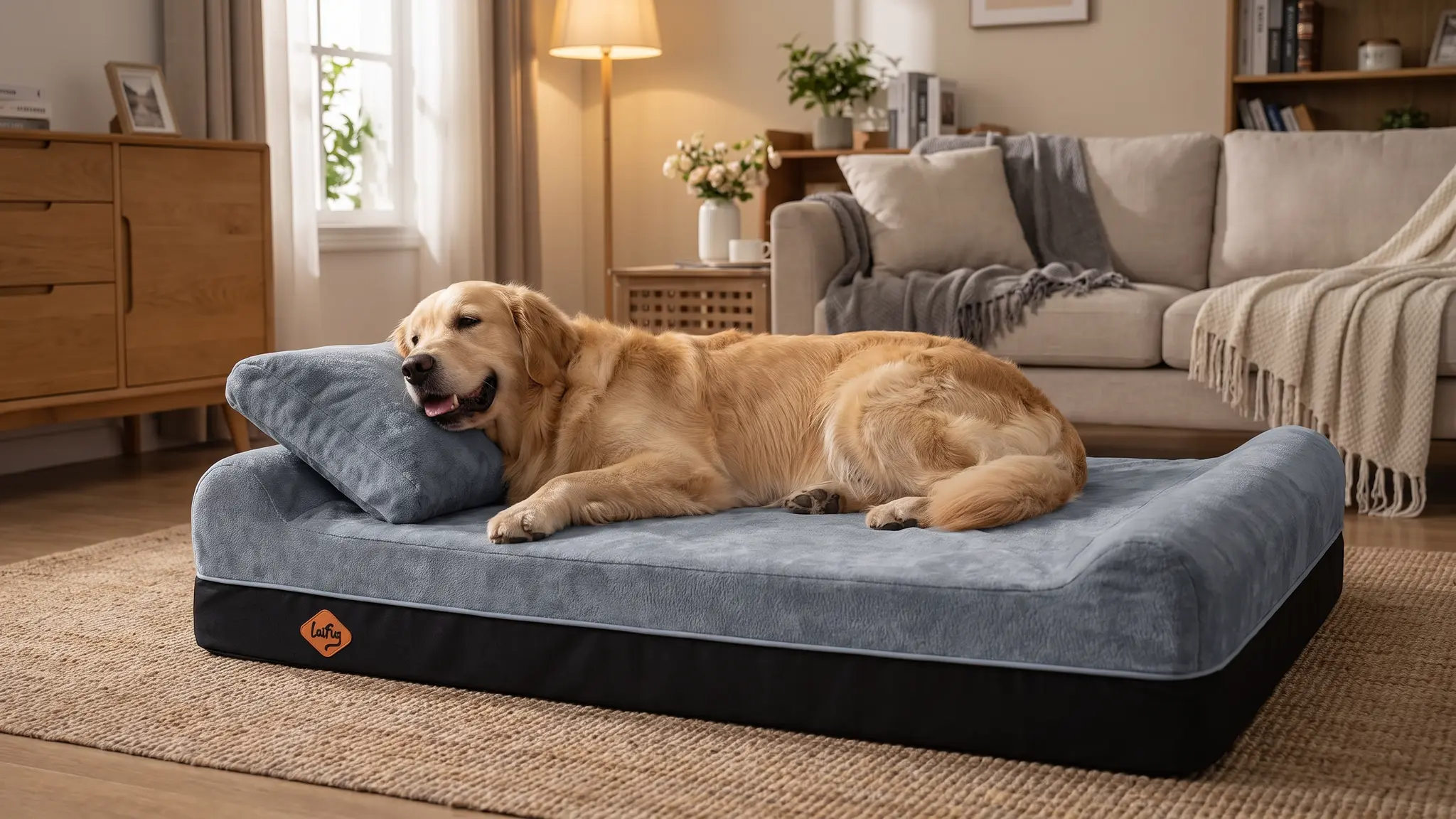 Laifug Orthopedic Dog Bed Review 2026: Large Dog Verdict 2 Laifug Orthopedic Dog Bed in action