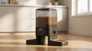 oneisall Automatic Cat Feeder with Camera for 2 Cats Pets, 20 Cups/5L product view