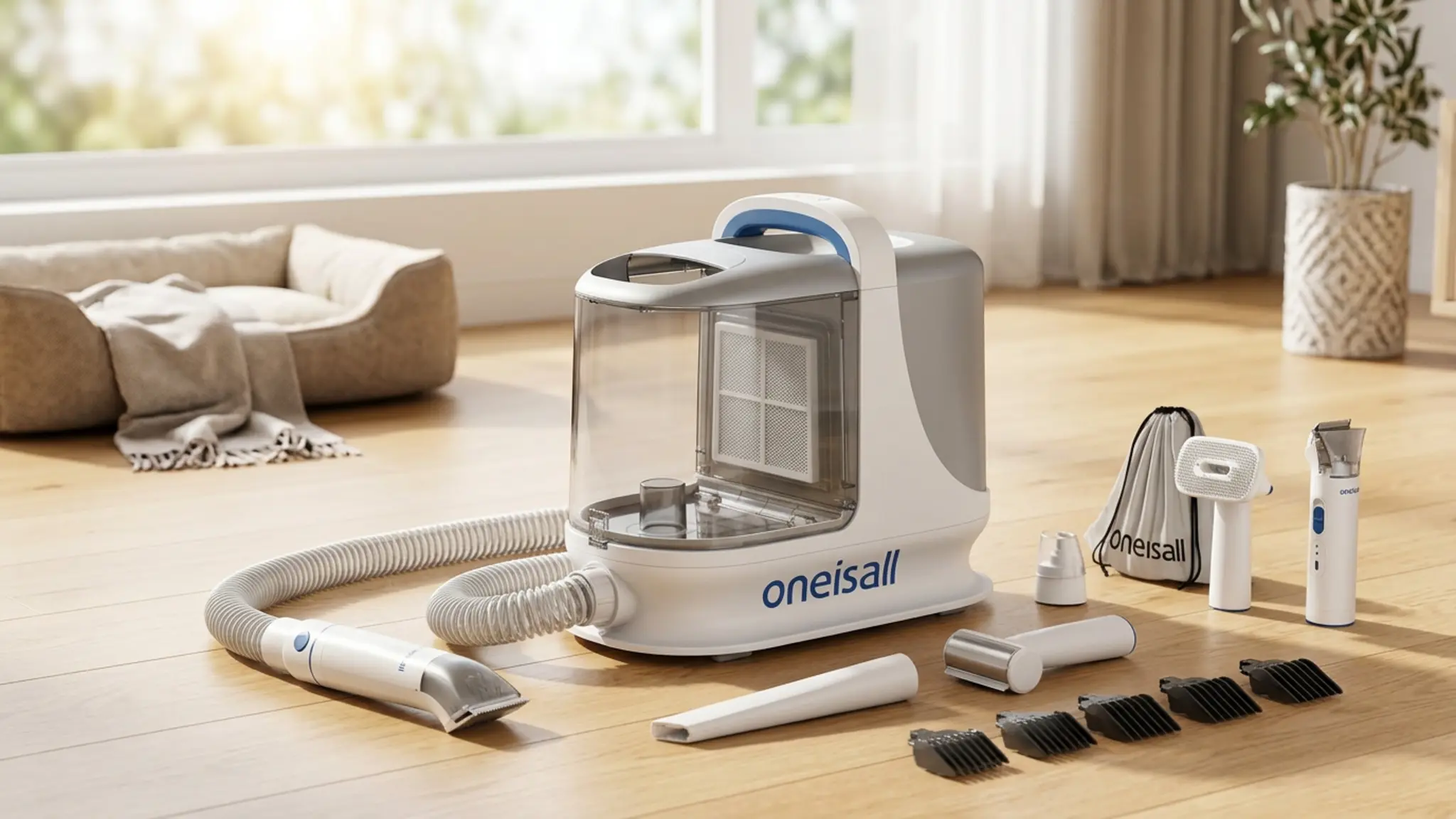 Oneisall Dog Grooming Vacuum Review 2026: Pros and Cons 1 oneisall Dog Grooming Vacuum product view