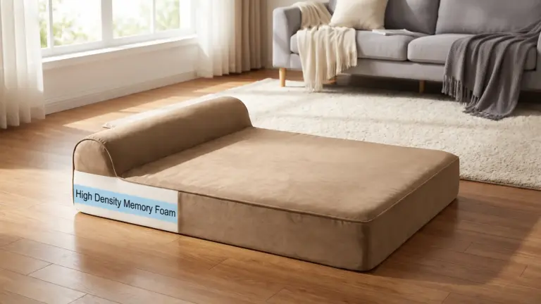 Orthopedic Dog Beds for Large Dogs, 7" Memory Foam Dog Beds with Waterproof Liner, Durable product view