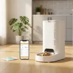 PETKIT Automatic Cat Feeder, 2.4G WiFi Automatic Dog Feeder, App Control Pet Food Dispense product view