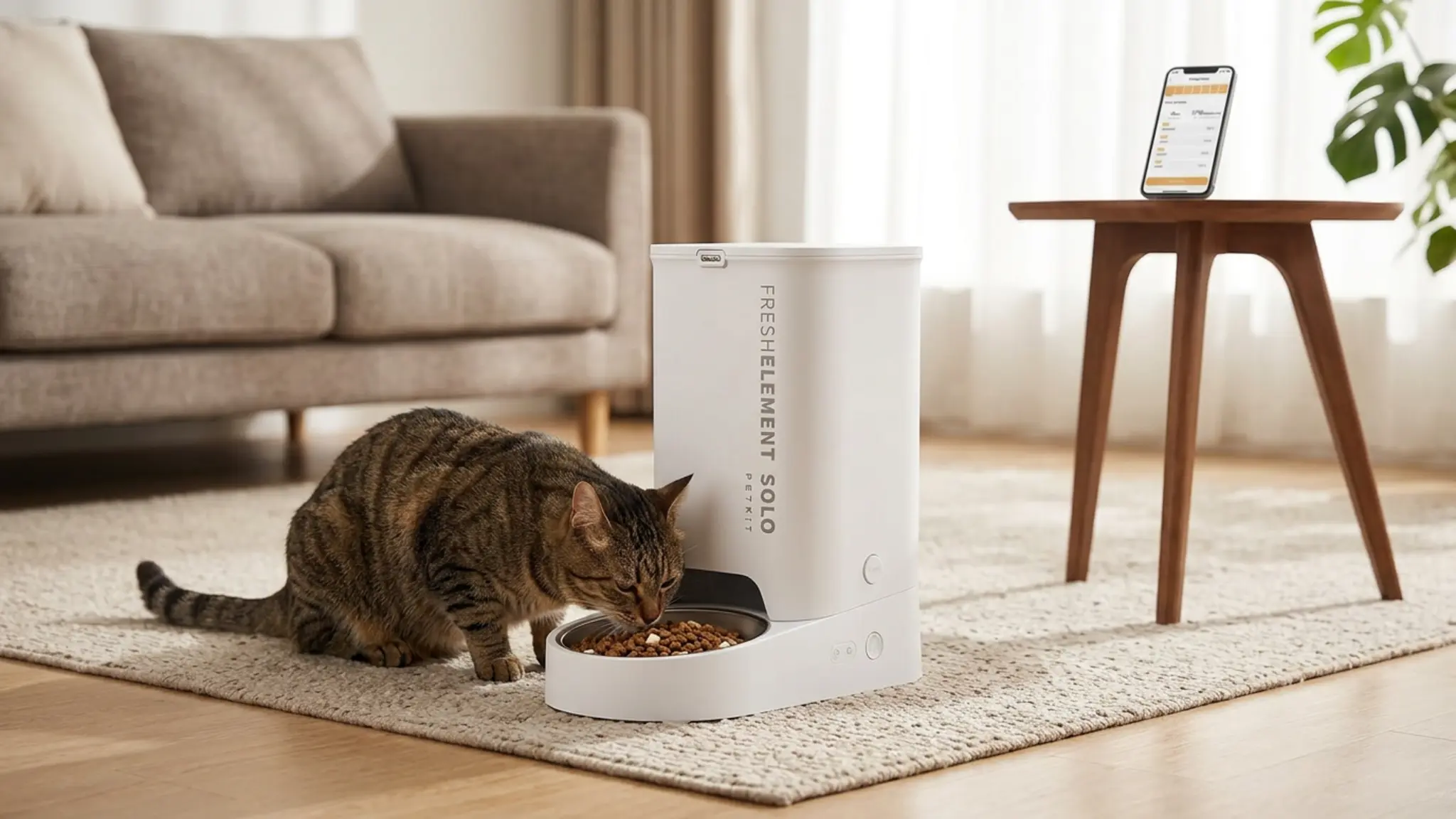PETKIT Automatic Feeder Review 2026: Is It Worth It? 2 PETKIT Automatic Feeder in action