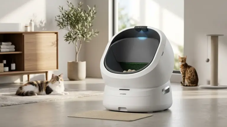 PETLIBRO Automatic Litter Box Review 2026: Is It Worth It? 3 PETLIBRO Automatic Litter Box with AI-Camera Waste Analysis, Auto Odor-Control Self Cleani product view