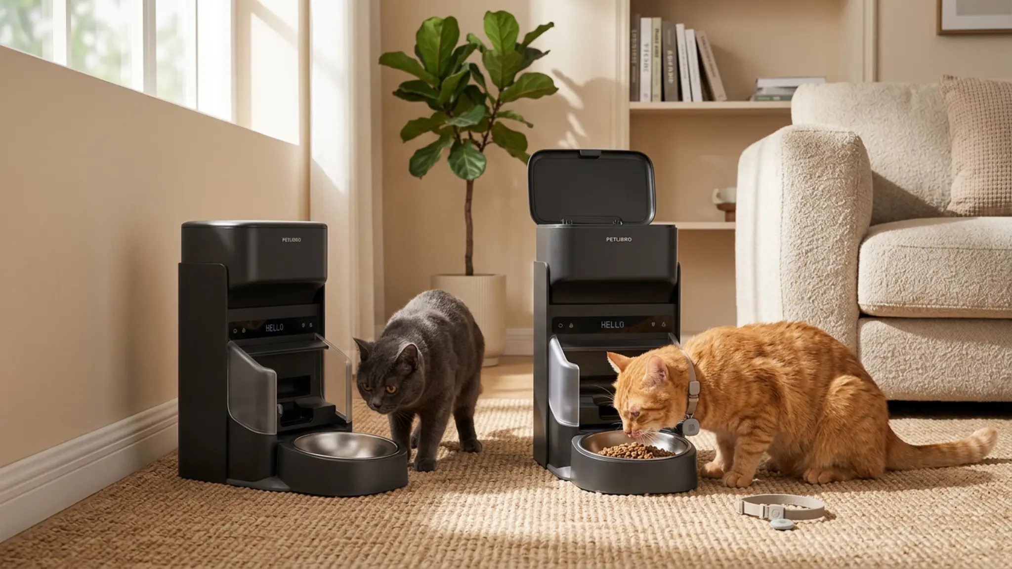 PETLIBRO RFID Cat Feeder Review 2026: Multi-Cat Verdict 2 PETLIBRO RFID Cat Feeder in action