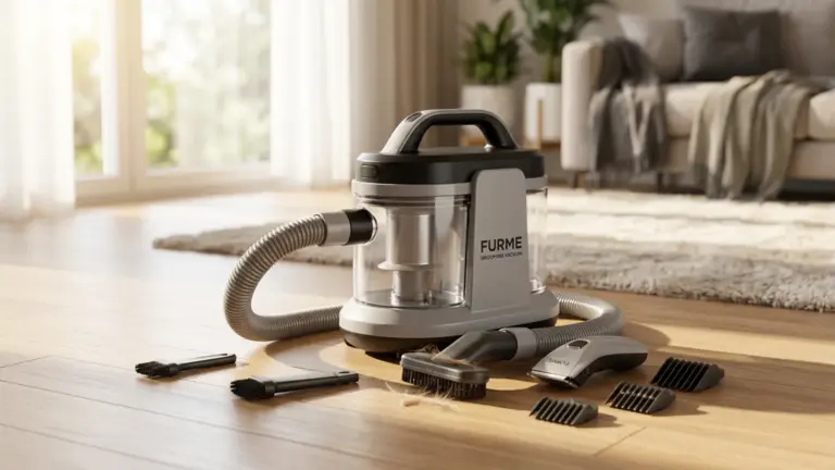 FURME Professional Plus Pet Grooming Vacuum Kit - Cat & Dog Grooming Kit for Easy Pet Care product view
