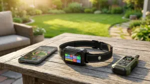 GPS Wireless Dog Collar Fence System - No Monthly Fee App Control, Custom Polygon Boundary product view