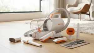 PAWING Dog Grooming Vacuum, All-in-1 Professional Deshedding Tools for Dogs & Cats - Low N product view