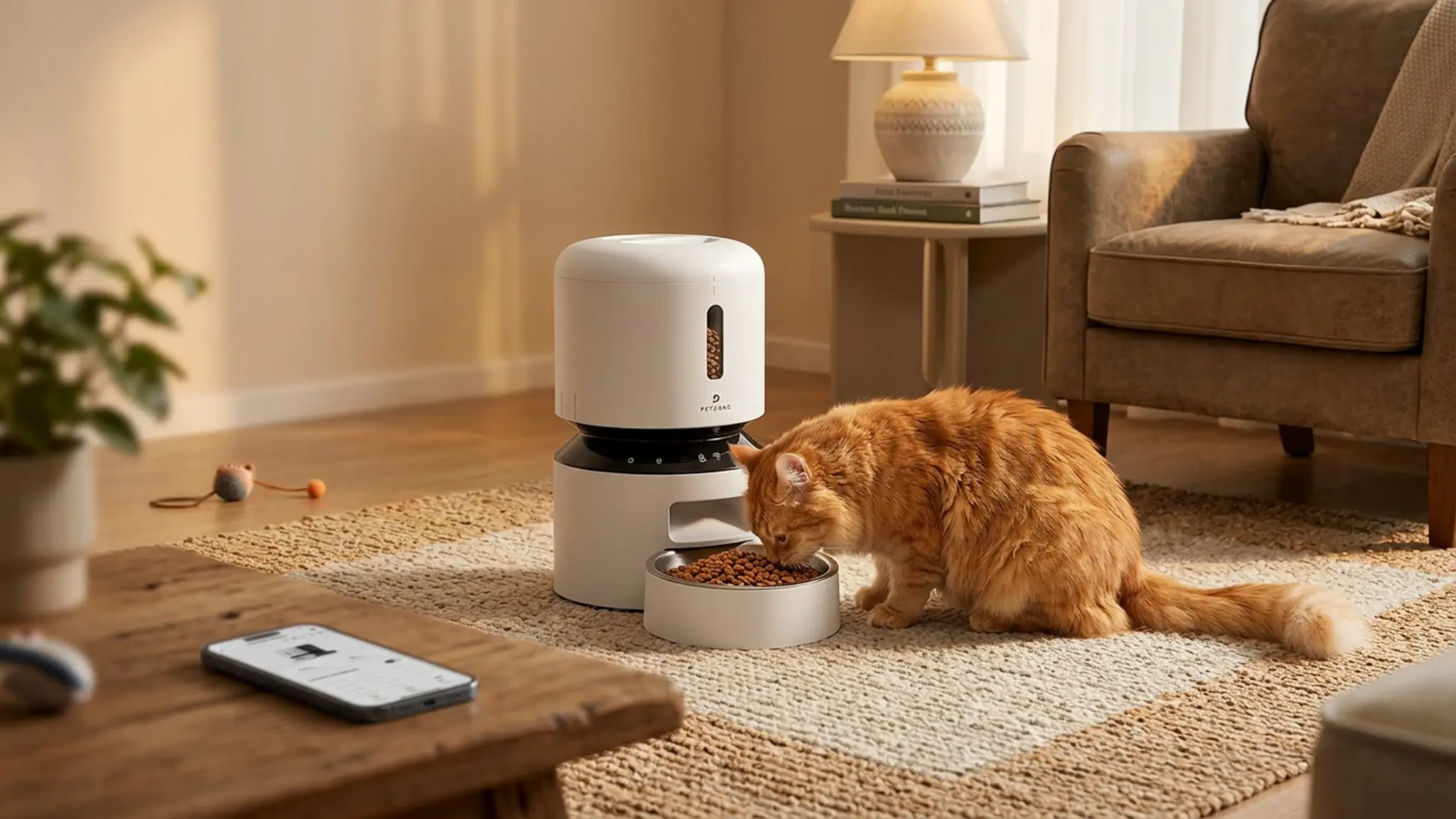 PETLIBRO Automatic Cat Feeder, 5G WiFi Automatic Pet Feeder with Freshness Preservation, 3 in use