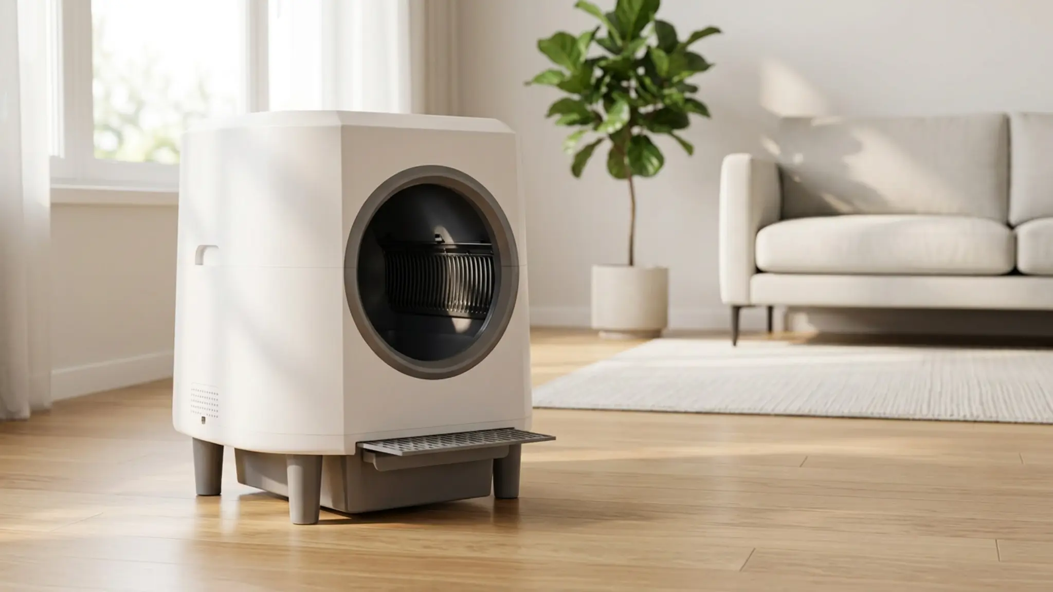 Automatic Litter Box, Self Cleaning Litter Box, Odor Control, 90L Capacity product view