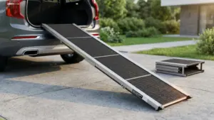 Dog Ramp for Car 71" L × 17.2" W, Extra-Long Foldable Ramp product view