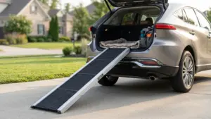 Dog Ramp for Car Truck 63" L × 17" W, Pet Ramp Lightweight Foldable product view