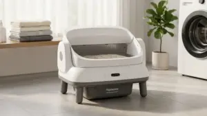 Happypaw XXXL Open-Top Automatic Self Cleaning Litter Box for Multiple Cats product view