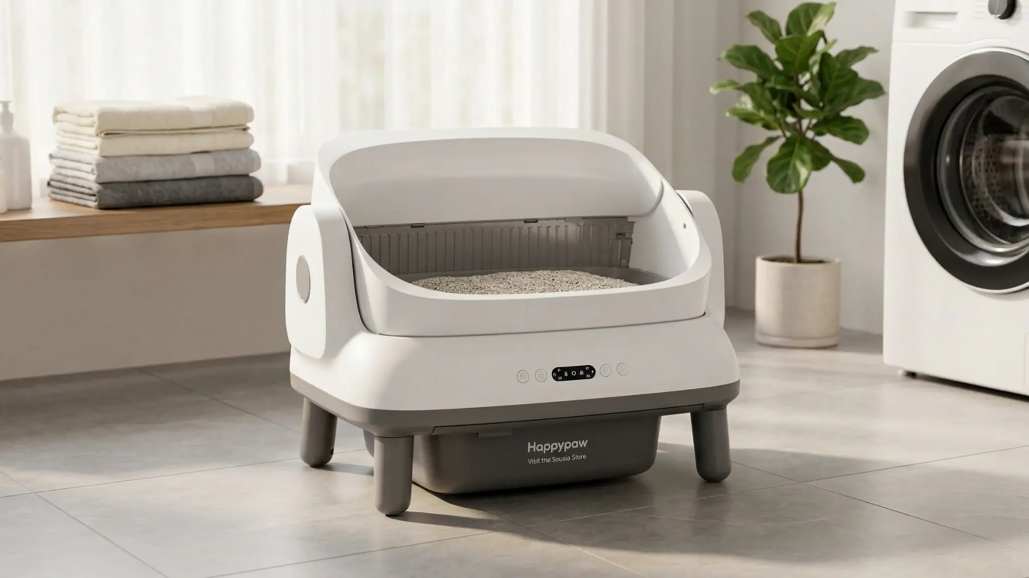 Happypaw Self Cleaning Litter Box Review 2026: Pros and Cons 1 Happypaw Self Cleaning Litter Box product view