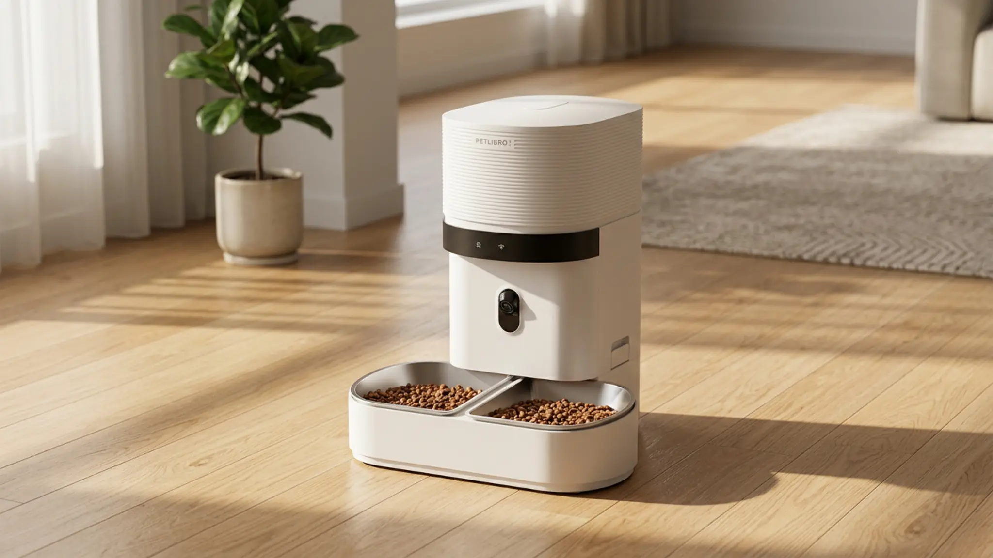 PETLIBRO Automatic Cat Feeder for 2 Cats, AI Recognition Camera Intake Log product view