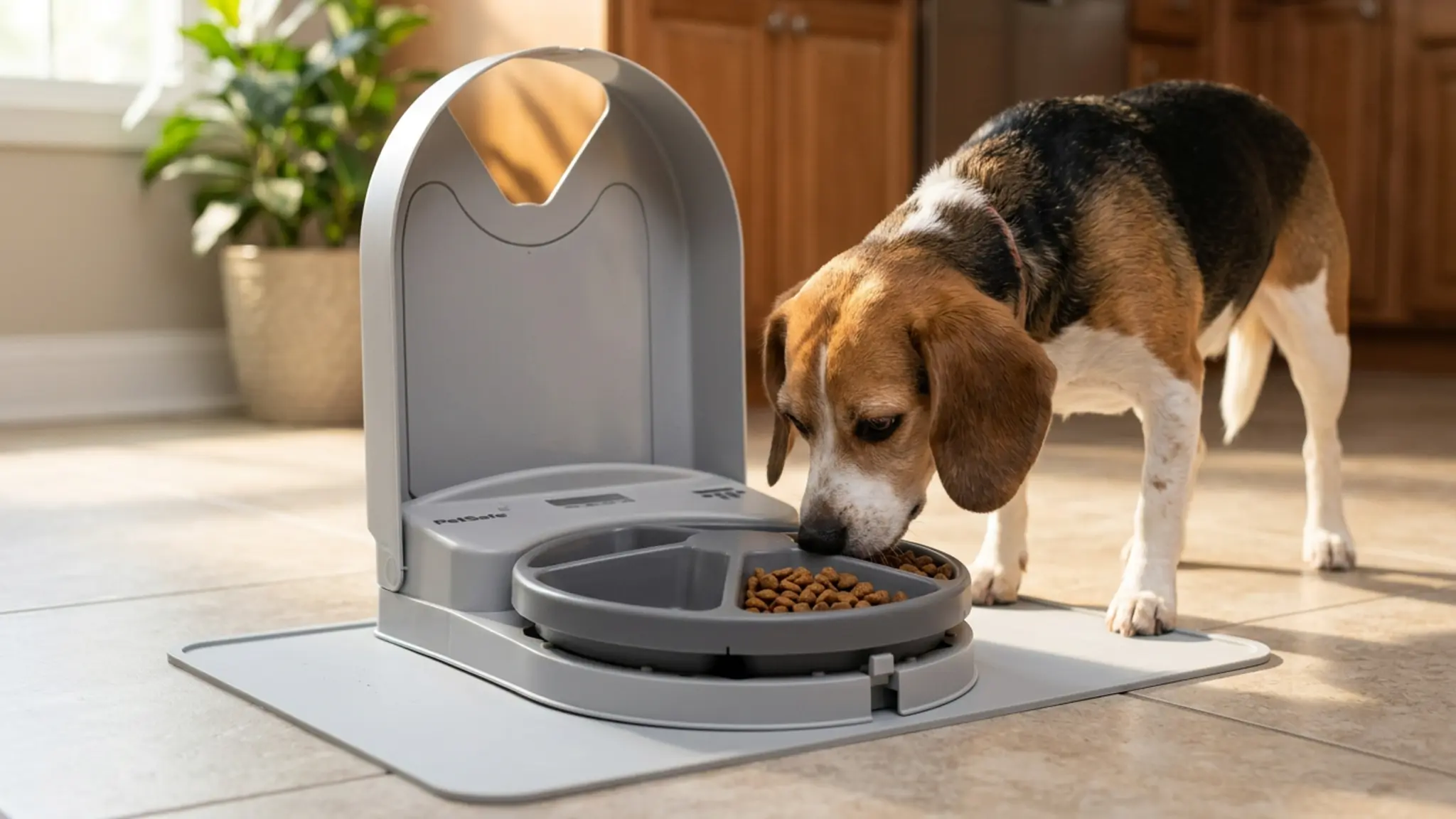 PetSafe Automatic Dog Feeder Review 2026: Pros and Cons 2 PetSafe Automatic Dog Feeder in action