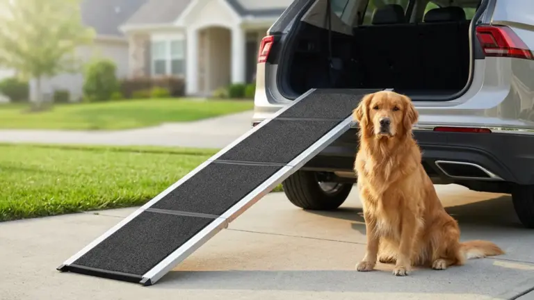 PetThem Dog Ramp for Cars, 71" L × 17.2" W, Extra-Long Foldable product view